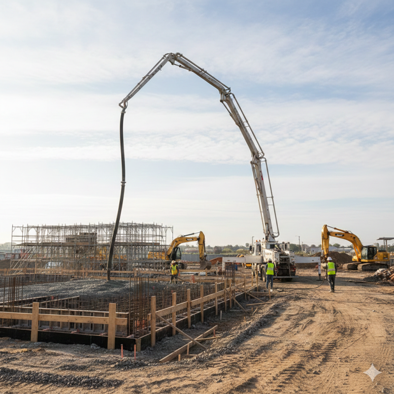 Bomba Lança para Concreto: Tecnologia Essencial para Projetos Eficientes na Construção